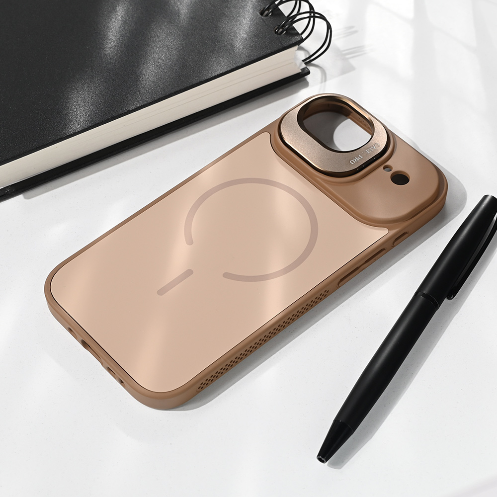 Torbica Magsafe Matte Shield za iPhone 17 Air 6.6 braon
