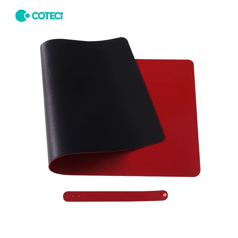 Podloga za mis Coteci L (40 x 80 cm) crno crvena