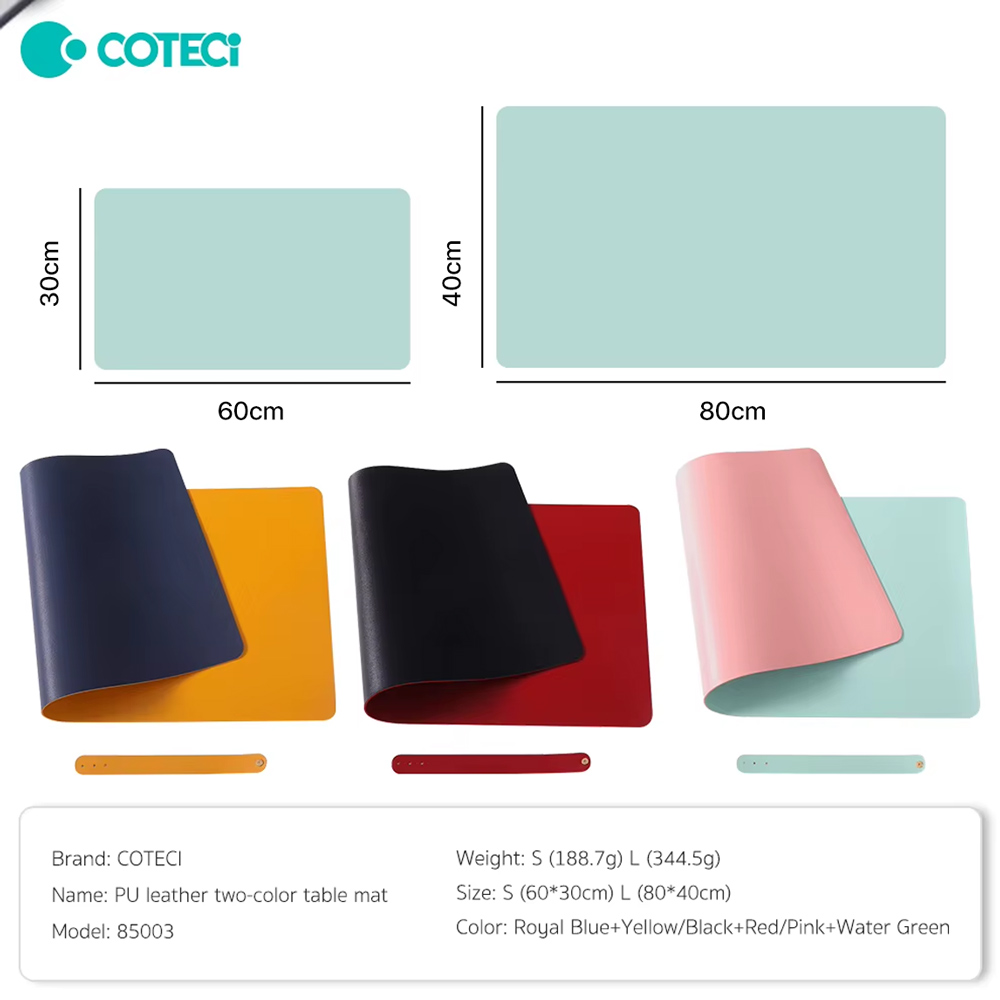 Podloga za mis Coteci S (30 x 60 cm) crno crvena