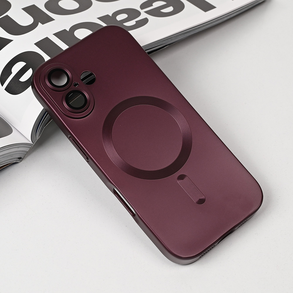 Torbica Magsafe Chrome za iPhone 17 6.3 bordo