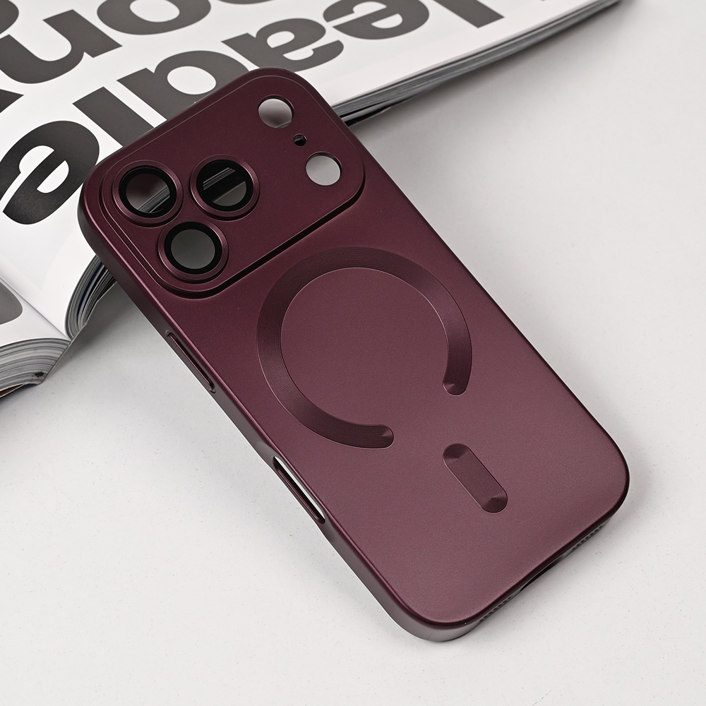 Torbica Magsafe Chrome za iPhone 17 Pro 6.3 bordo