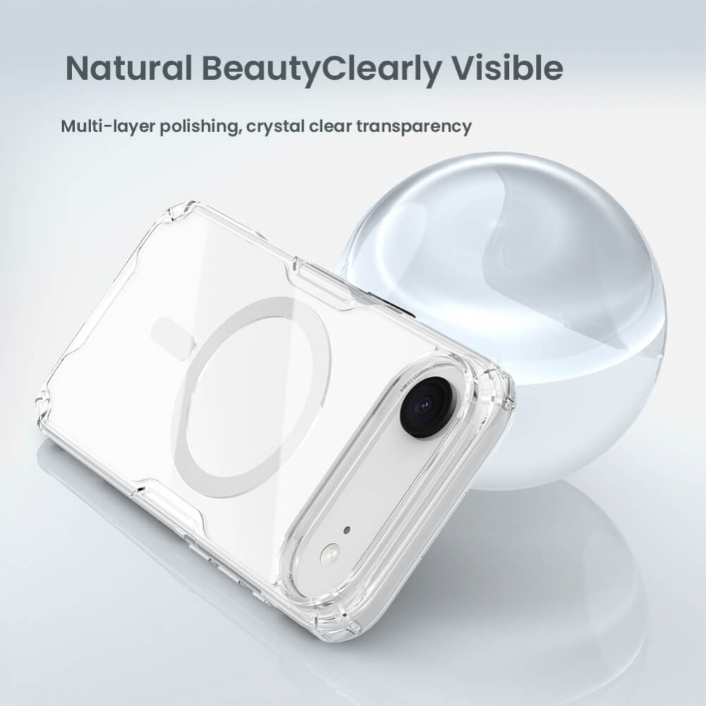 Torbica Nillkin Nature Pro Magnetic za iPhone 17 Air 6.6 transparent