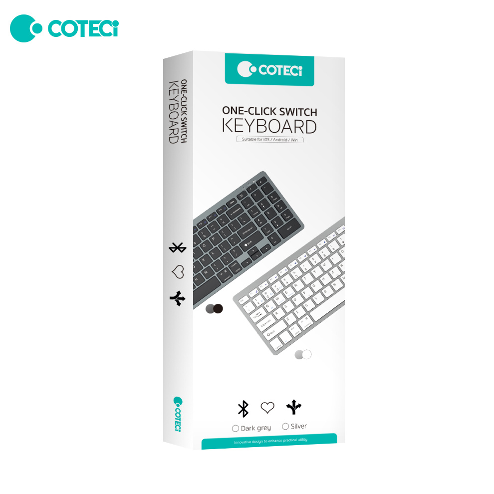 Tastatura Coteci 84007 siva