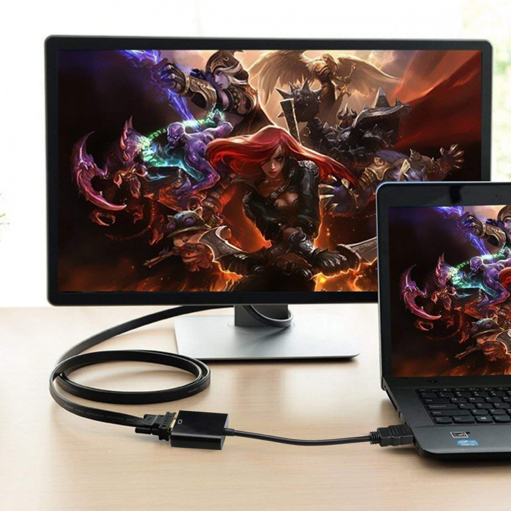 Adapter HDMI M na VGA Z Terabyte crni