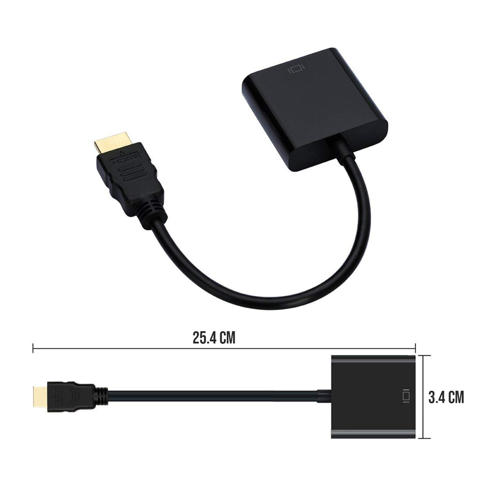 Adapter HDMI M na VGA Z Terabyte crni