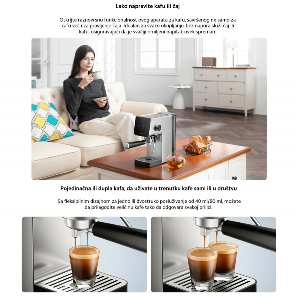 Aparat za espresso Xiaomi poluautomatski