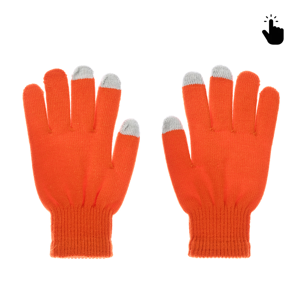 Rukavice za touch screen RY M (22cm) narandzaste