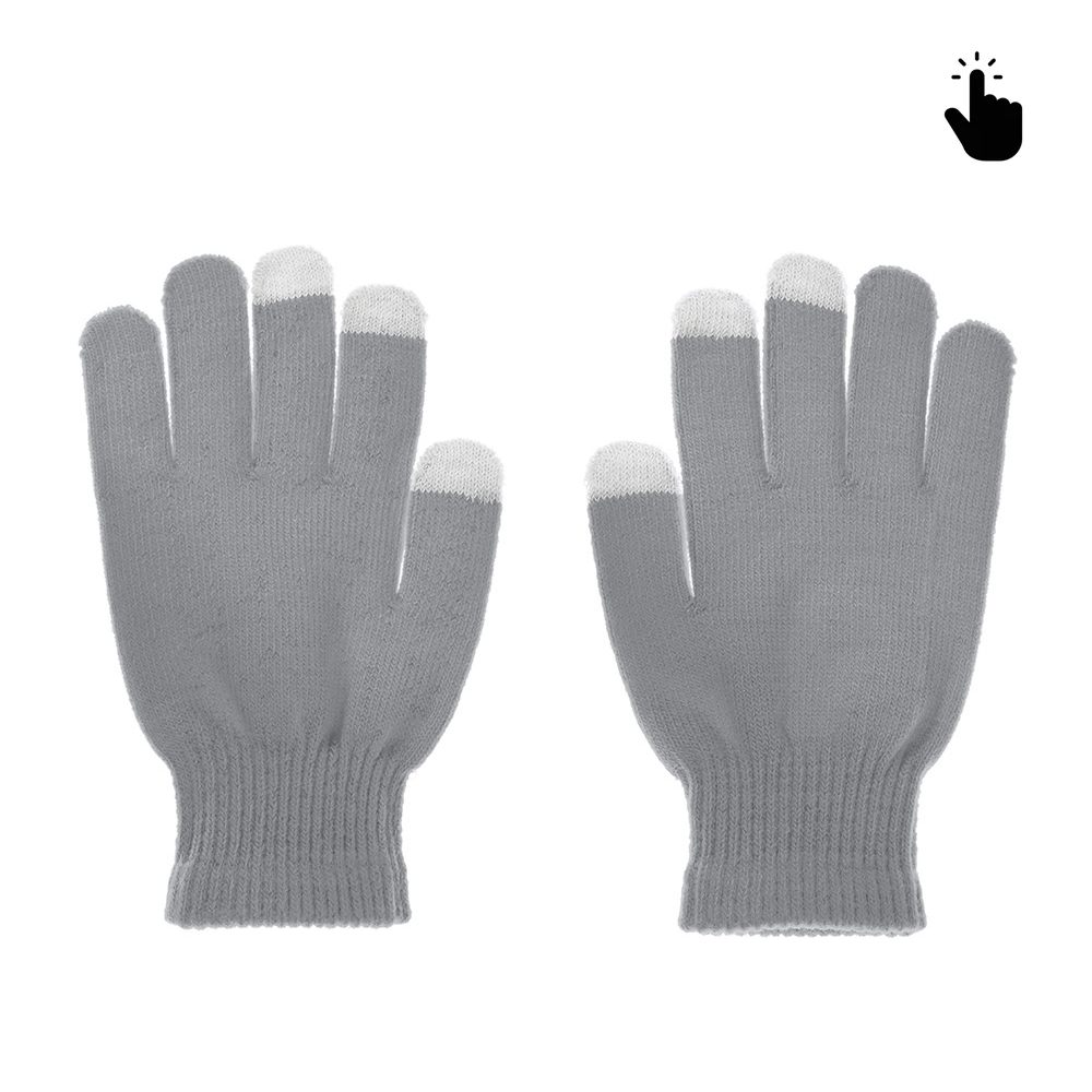 Rukavice za touch screen RY M (22cm) sive