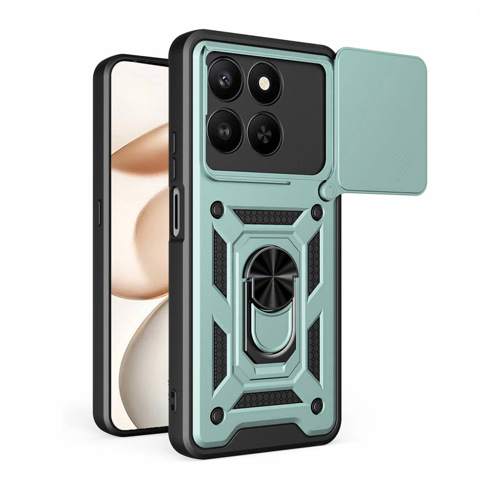 Torbica Hard Shield za Honor X7d 4G/400 Smart 5G tamno zelena