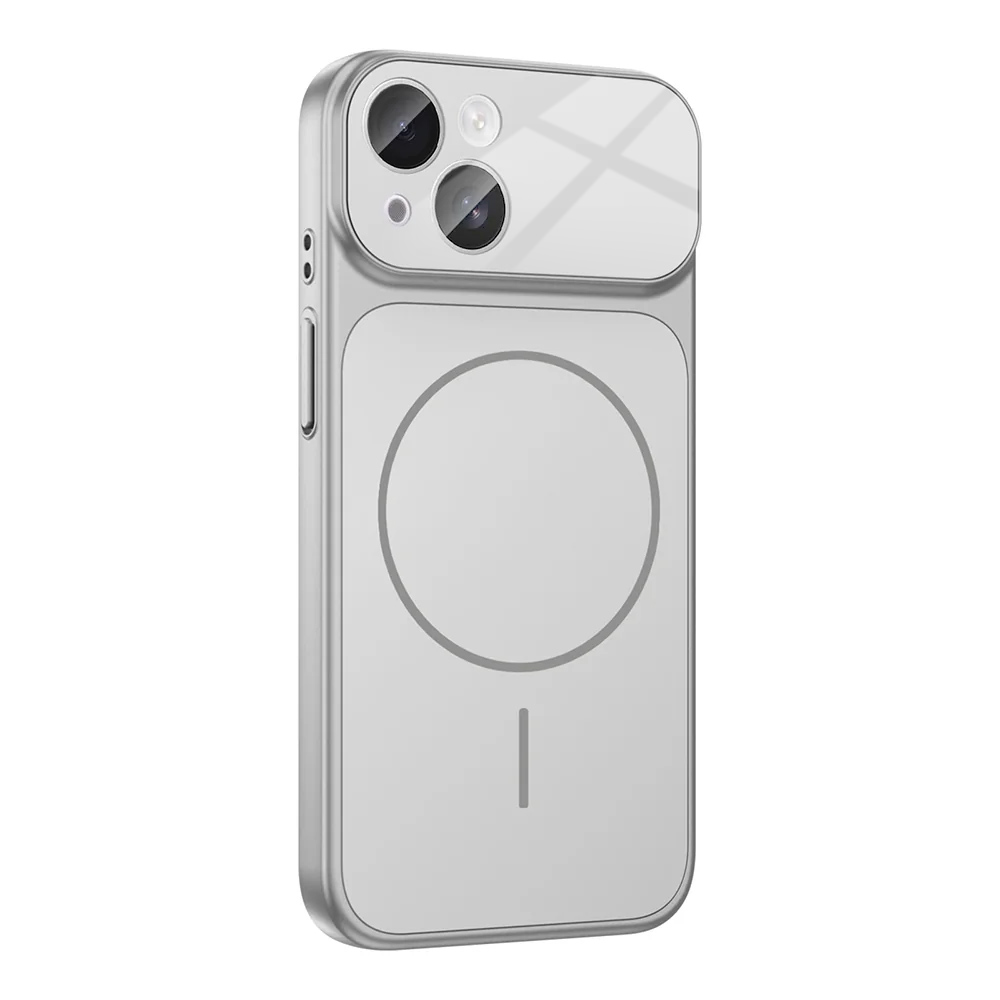Torbica Magsafe LookLike za iPhone 15 6.1 srebrna