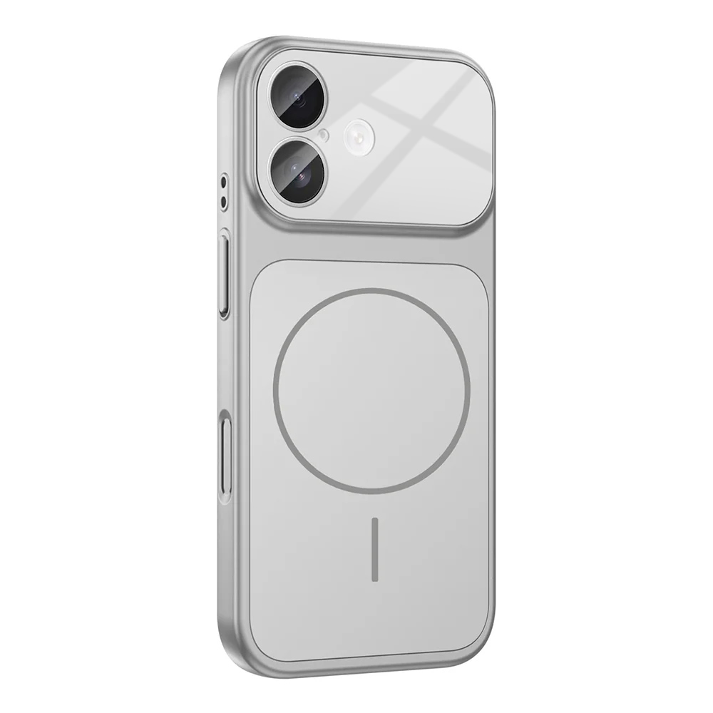 Torbica Magsafe LookLike za iPhone 16 6.1 srebrna