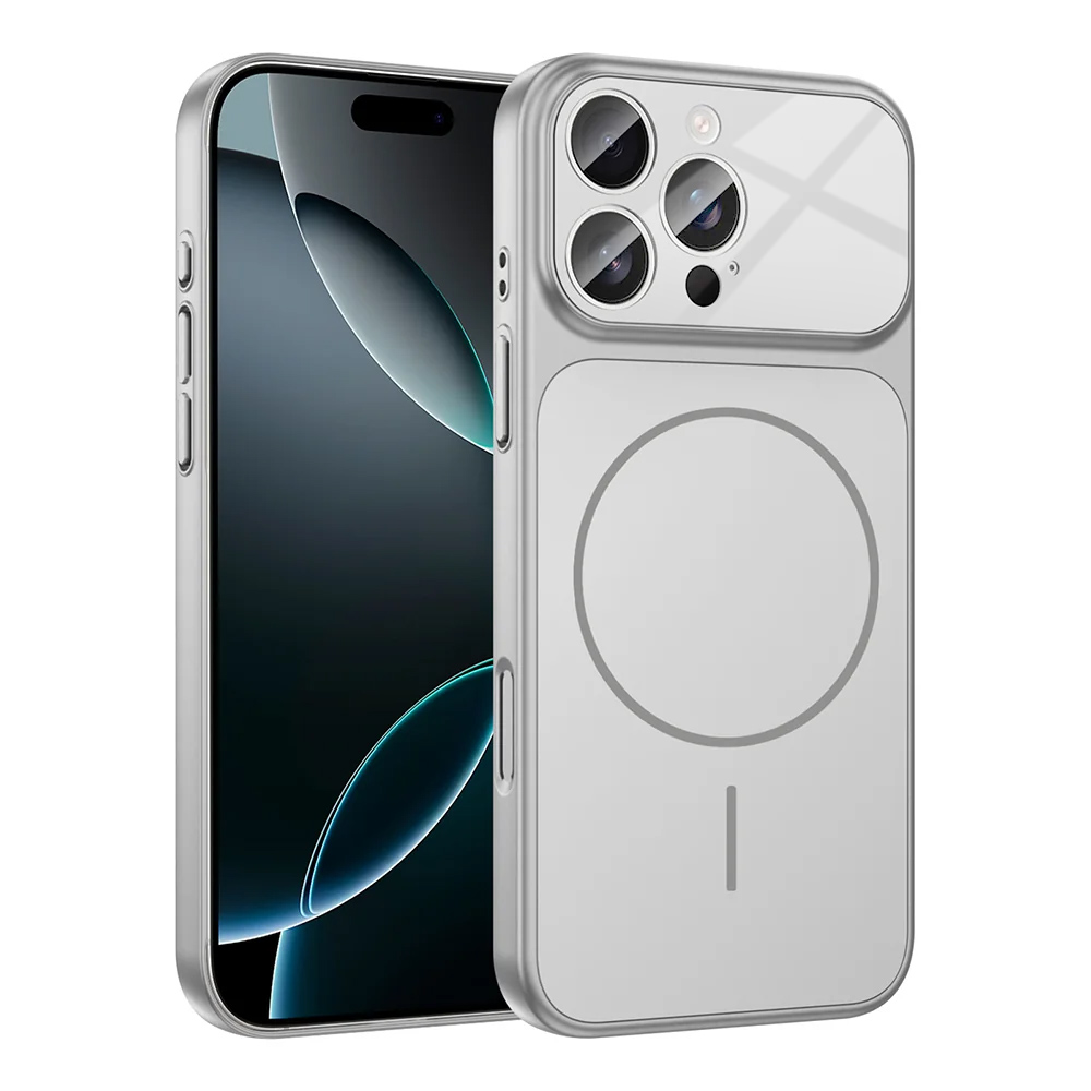 Torbica Magsafe LookLike za iPhone 16 Pro Max 6.9 srebrna