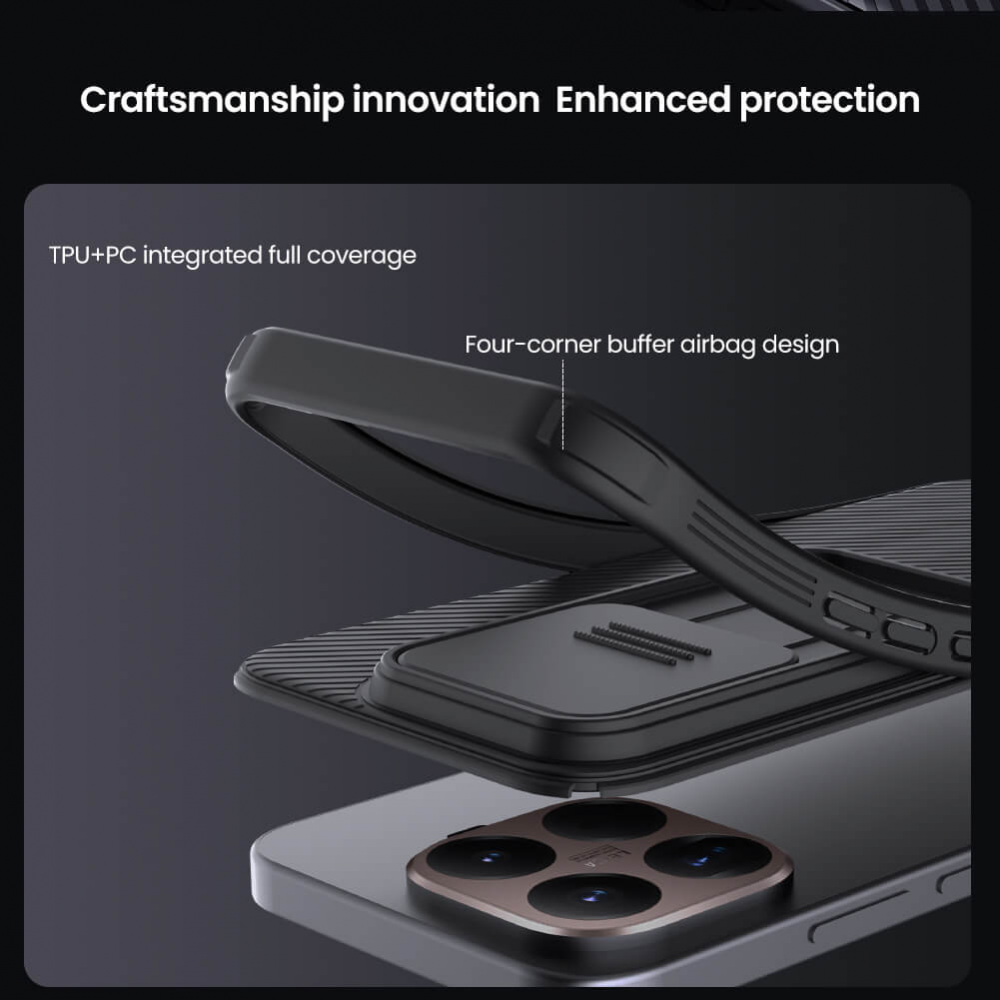Torbica Nillkin CamShield Pro za Xiaomi 15T Pro crna