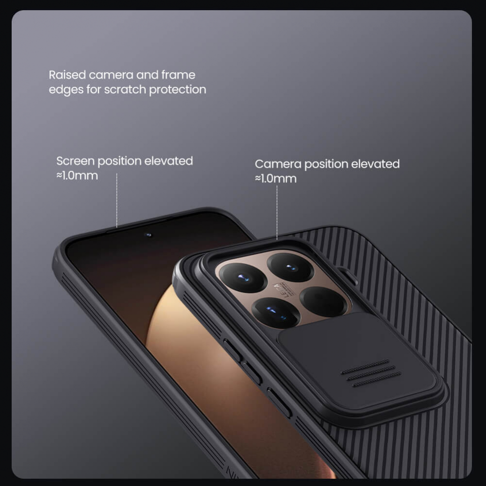 Torbica Nillkin CamShield Pro za Xiaomi 15T Pro crna