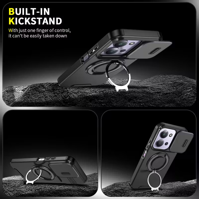 Torbica CamShield Ring stand za Xiaomi Redmi 15C 4G EU 173mm plava
