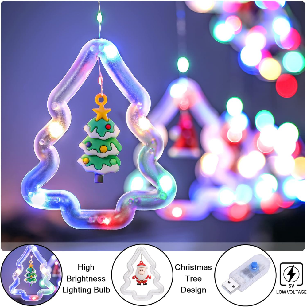 Novogodisnji ukras LED novogodisnja jelka u boji JWD