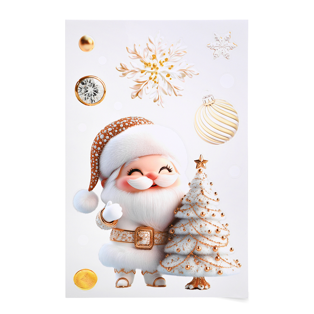 Novogodisnji ukras set stikera za prozore JWD