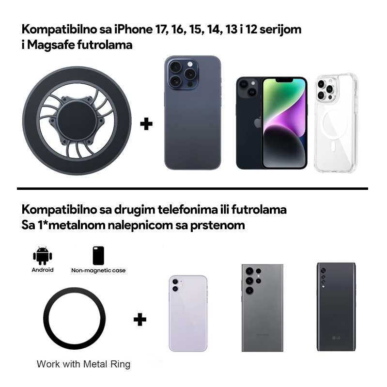 Drzac za mobilni telefon LK11 Gym series crni