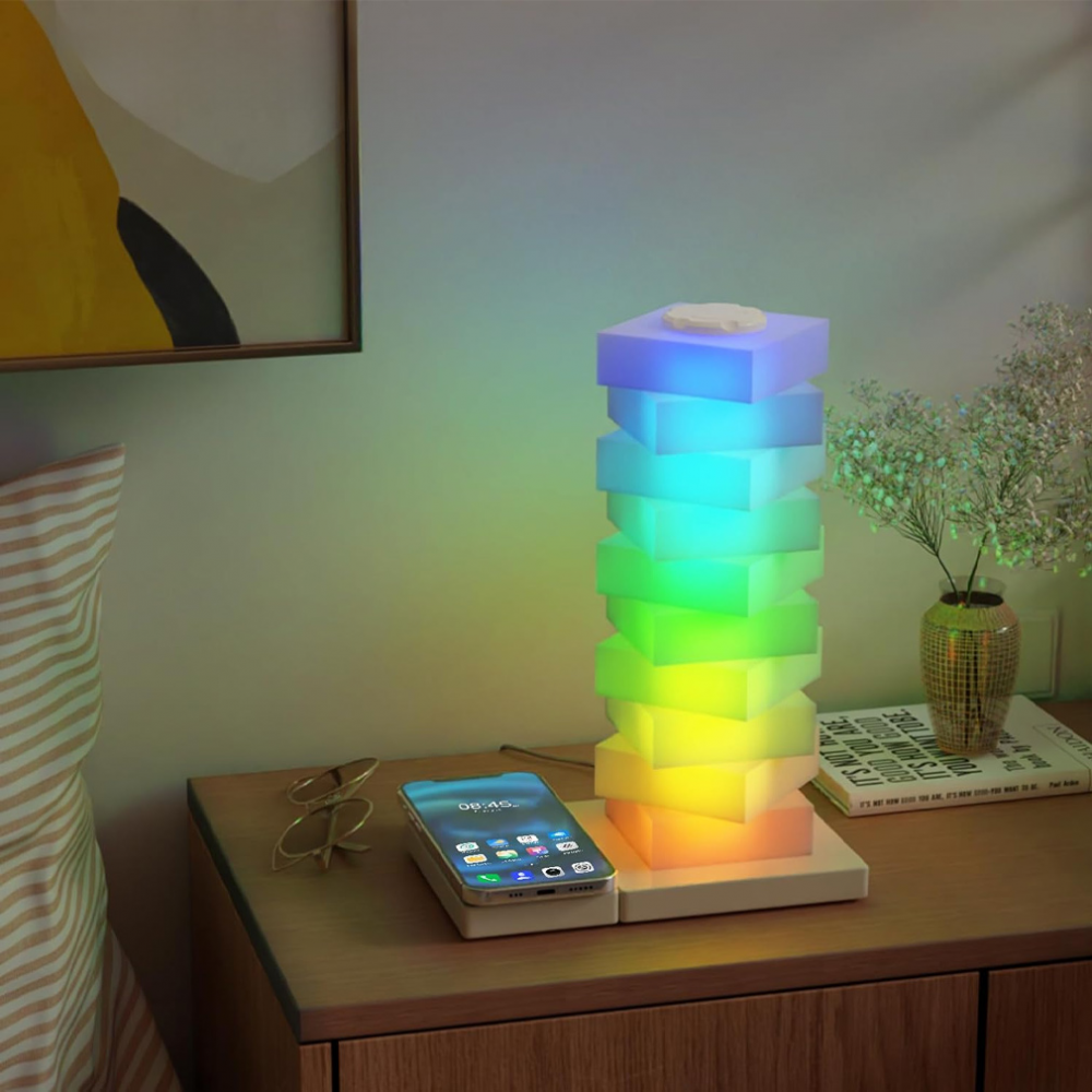 LED lampa sa wireless punjacem DIY02 bela