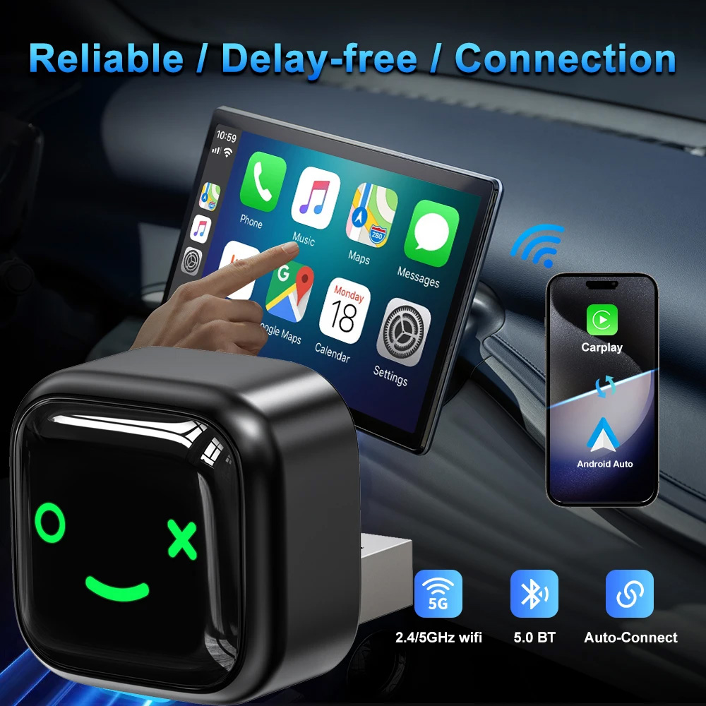Carplay Wireless Adapter za auto M12 JWD LED