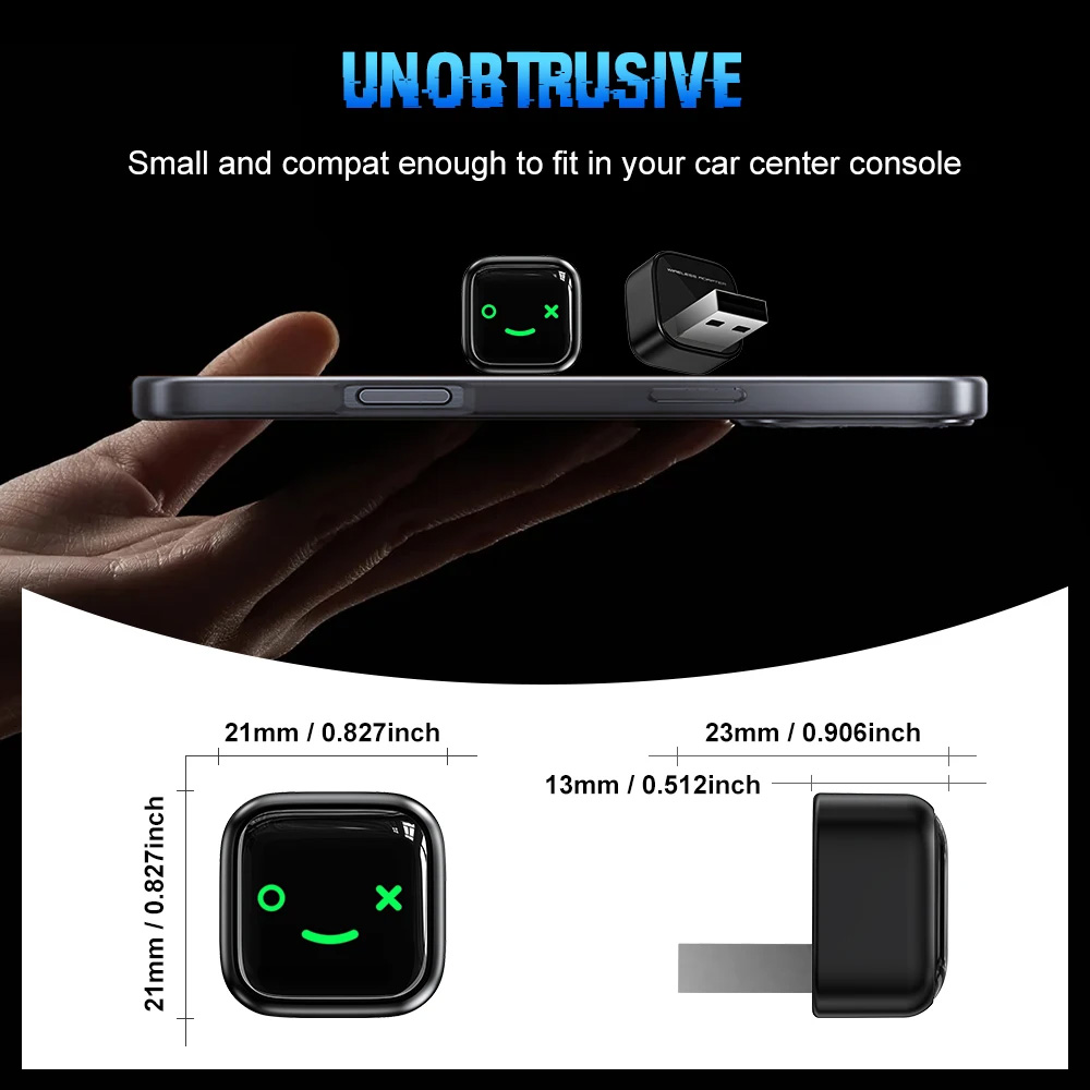 Carplay Wireless Adapter za auto M12 JWD LED