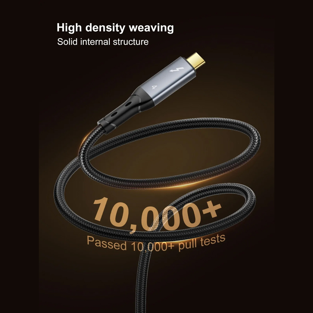 Data kabl LDNIO TC11c, USB 4.0, PD3.1, 240W, 40Gbps, 8K 60Hz PD na Type C crni 1m