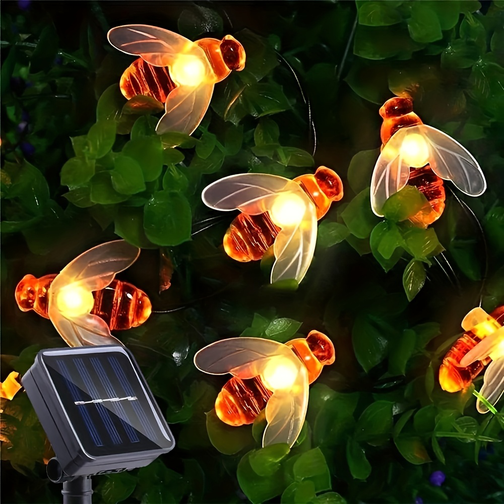 Dekoracija sijalice pcelice solarne 5m