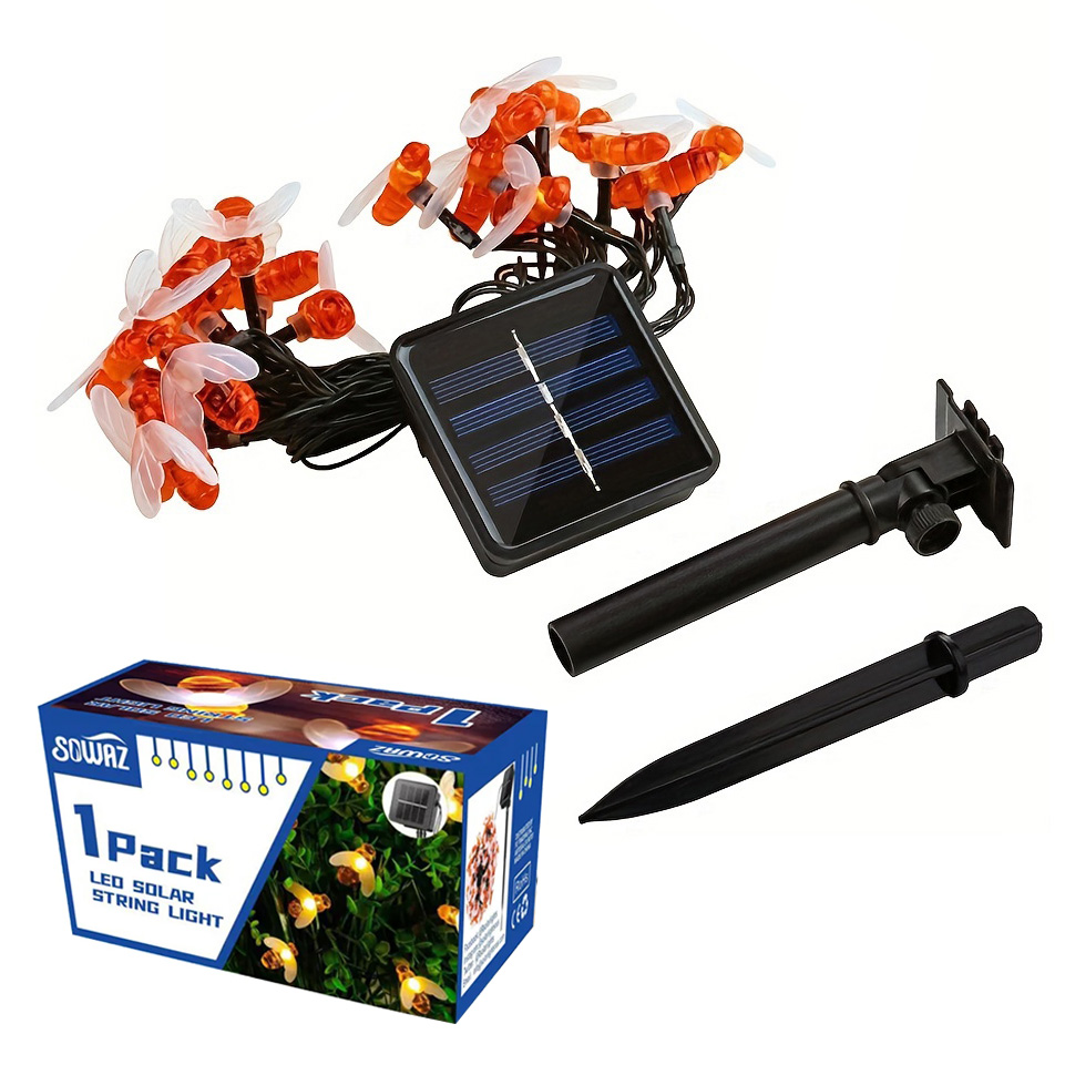 Dekoracija sijalice pcelice solarne 5m