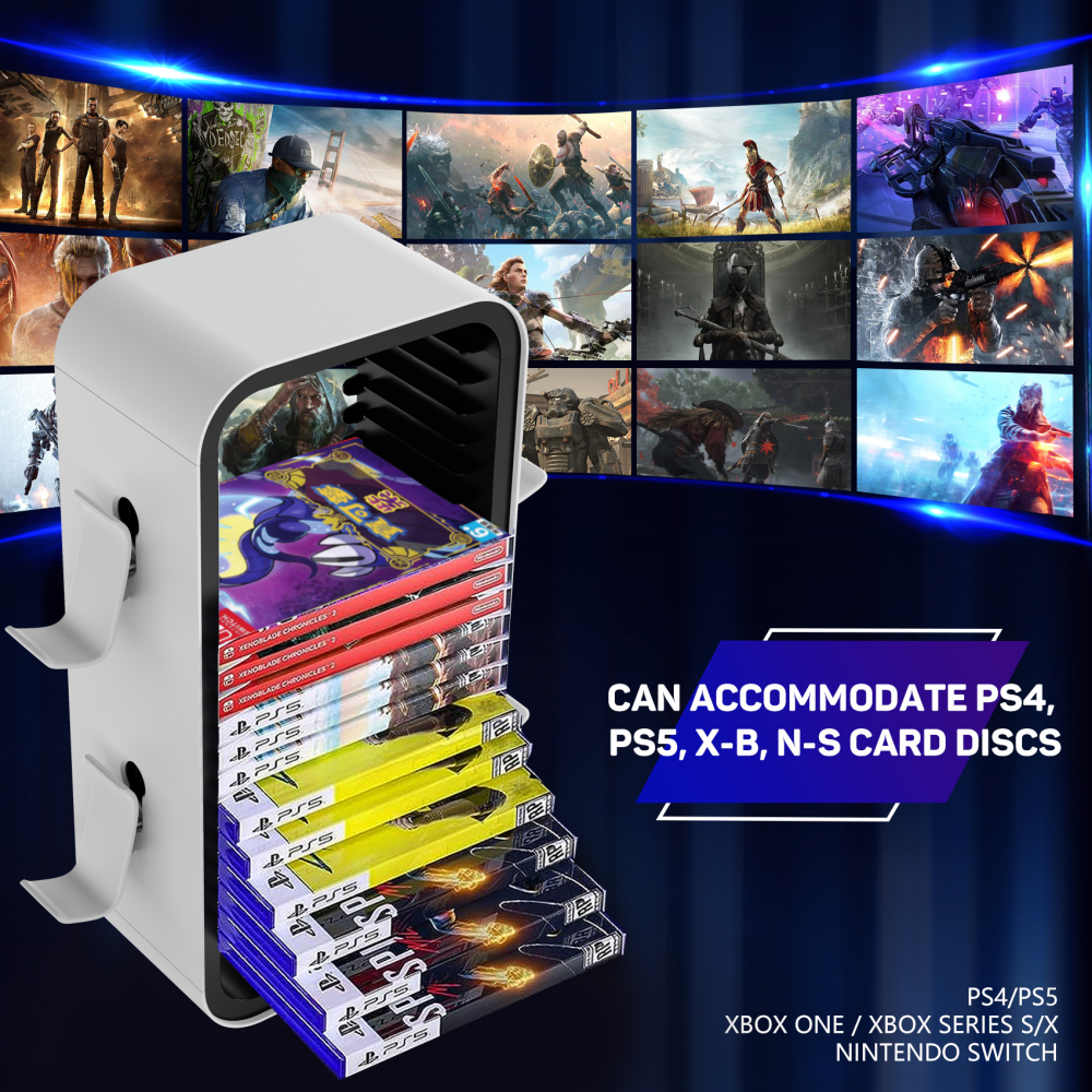 LinYuvo KP06 set za PS5 crno beli