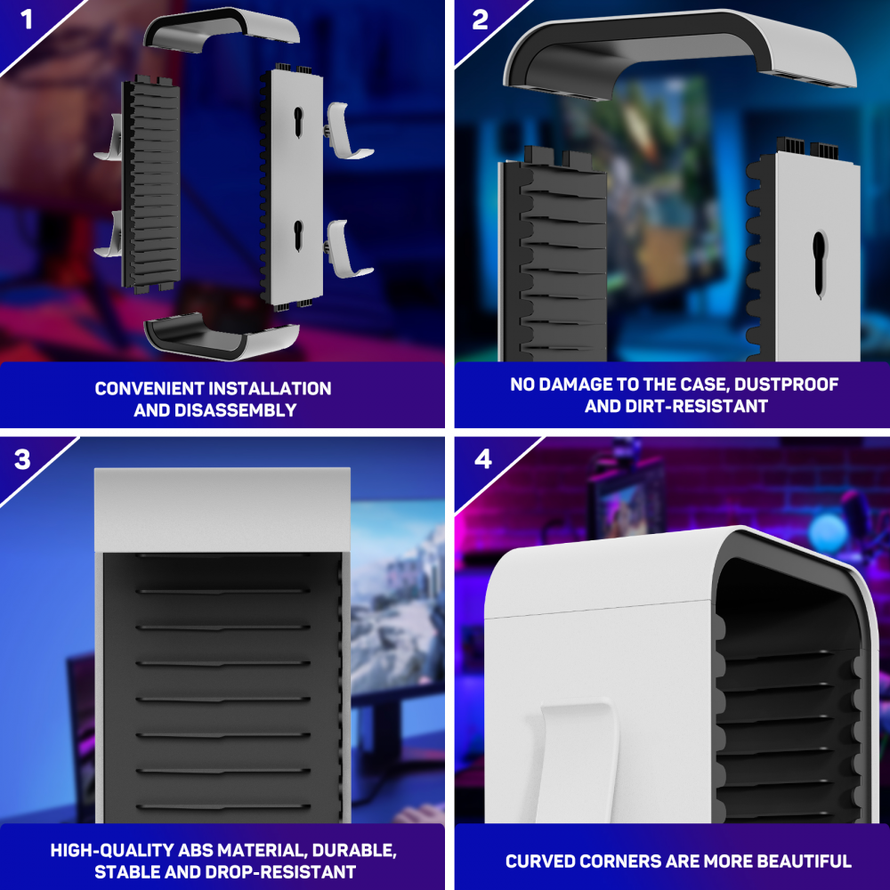 LinYuvo KP06 set za PS5 crno beli