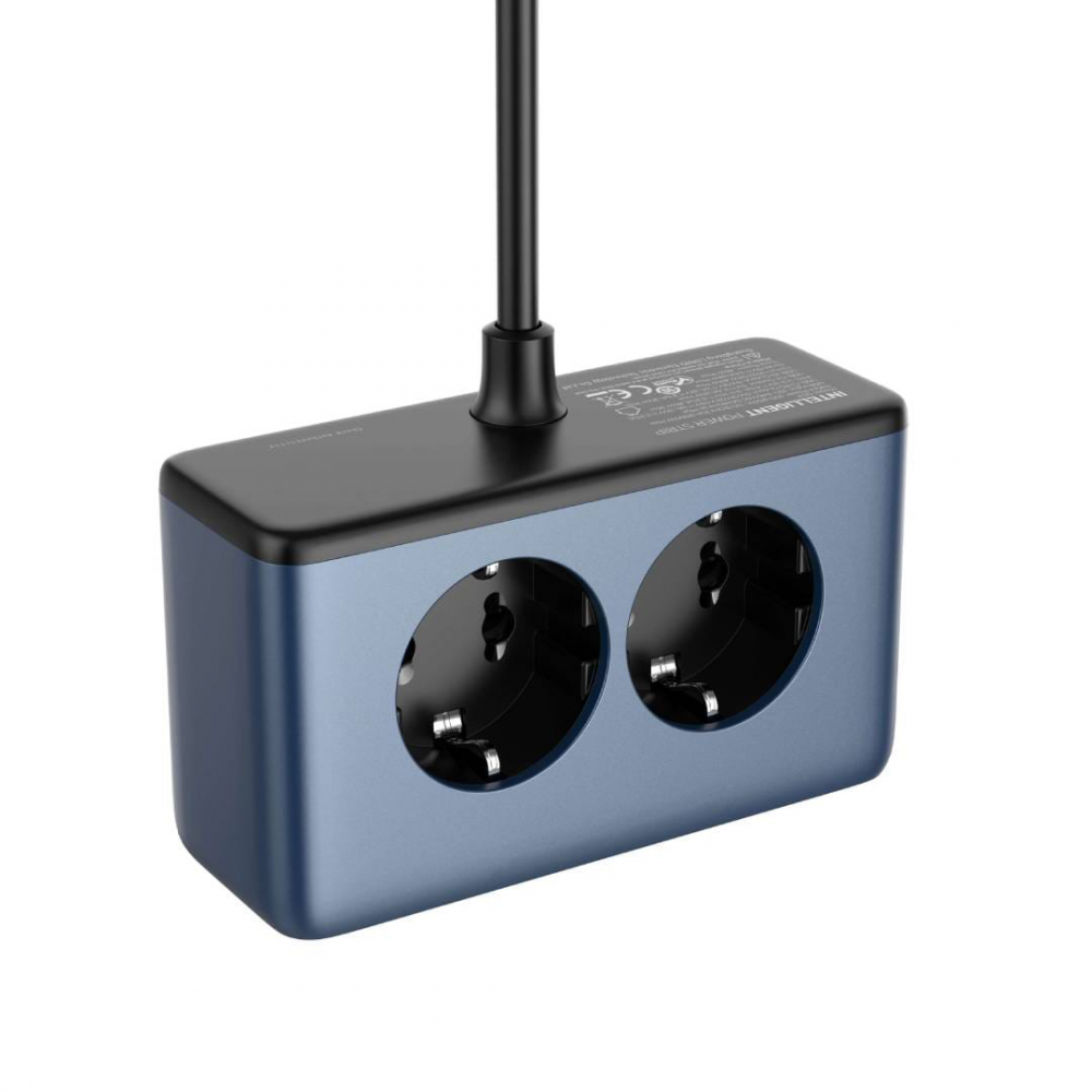 Produzni kabl LDNIO SE3, 2 uticnice, USB, 2xPD, 5u1, GAN, 45W total power