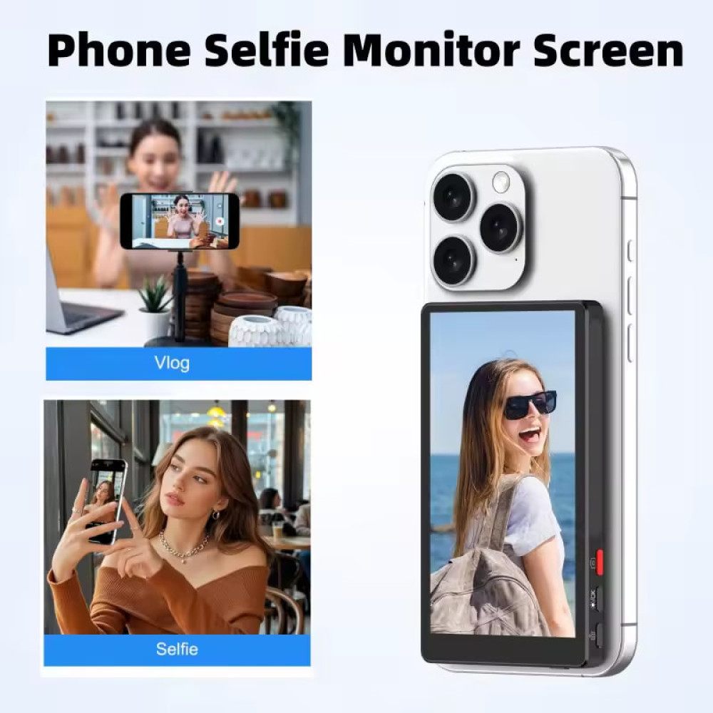 Selfie monitor magnetic A2 srebrni