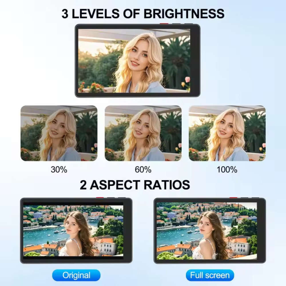 Selfie monitor magnetic A2 srebrni