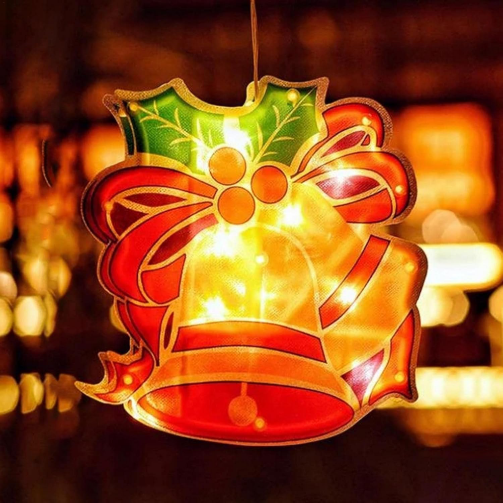 Novogodisnji ukras LED (16.5cm*18cm)  zvonce EL