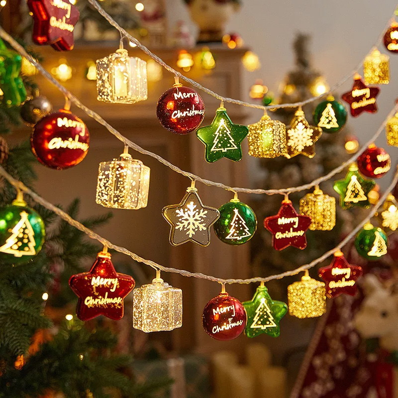 Novogodisnji ukras LED lampice 3m EL sa novogodisnjim motivima
