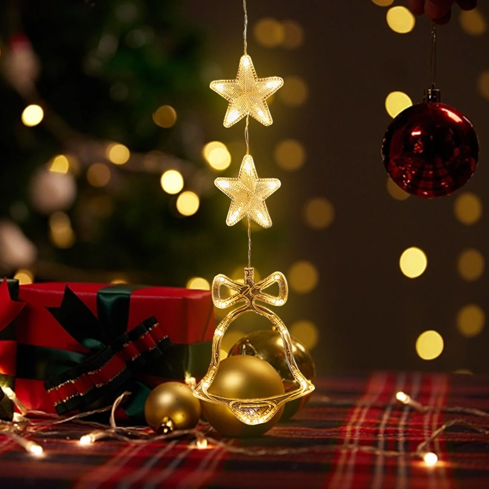 Novogodisnji ukras LED zvonce i zvezdice EL