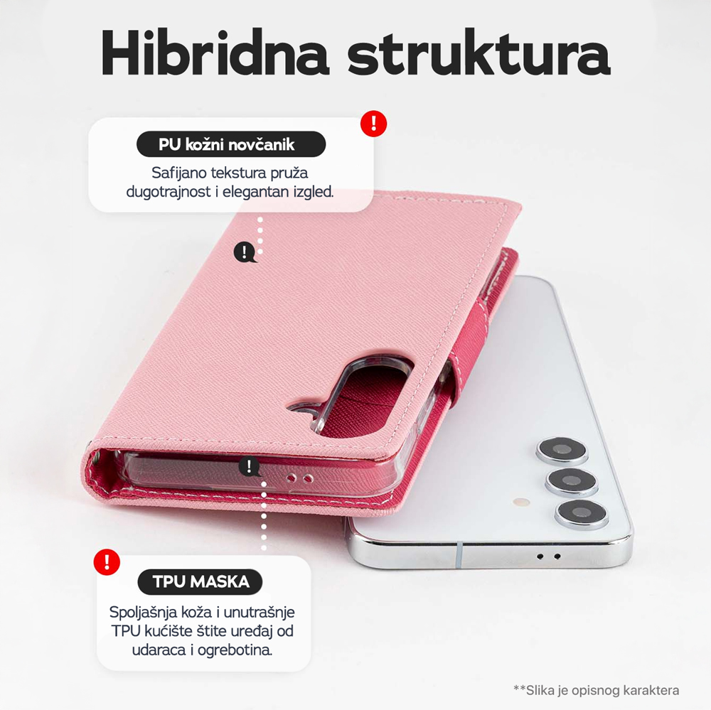 Torbica Mercury za Honor X5c Plus crna