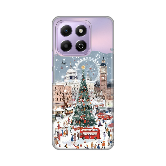 Torbica Silikonska Print Skin za Honor X6b Chistmas Town