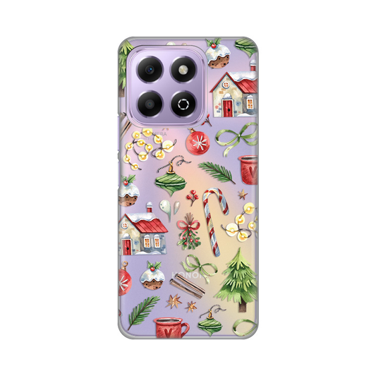 Torbica Silikonska Print Skin za Honor X6b Winter Spirit