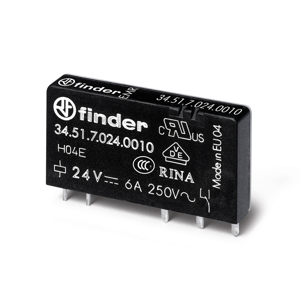 Slim relej 1CO/6A, 24VDC, 34.51.7.024.0010