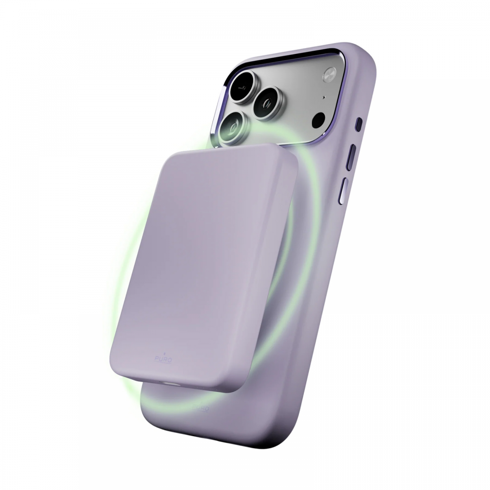 Torbica Puro ICON MAG PRO za iPhone 17 Pro 6.3 ljubicasta