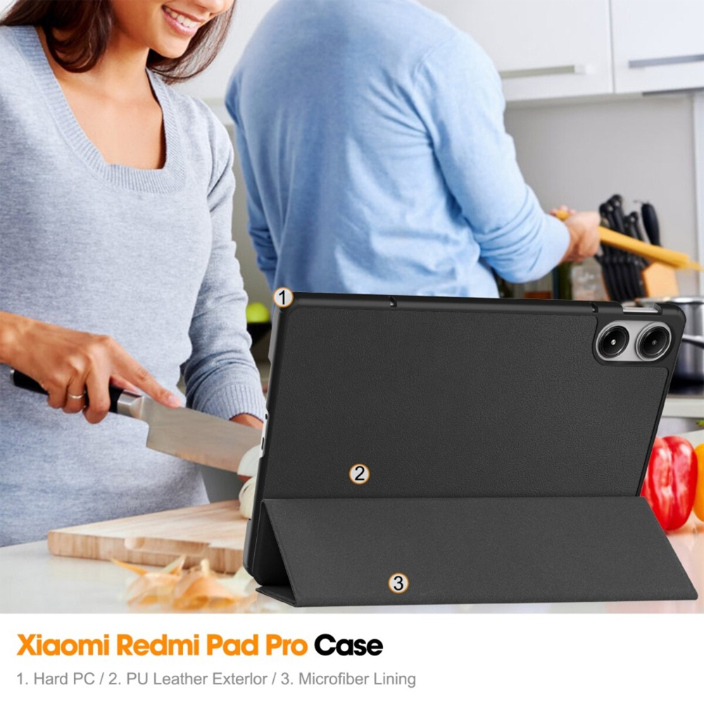 Torbica Ultra slim za Xiaomi Redmi Pad 2 Pro 12.1 crni