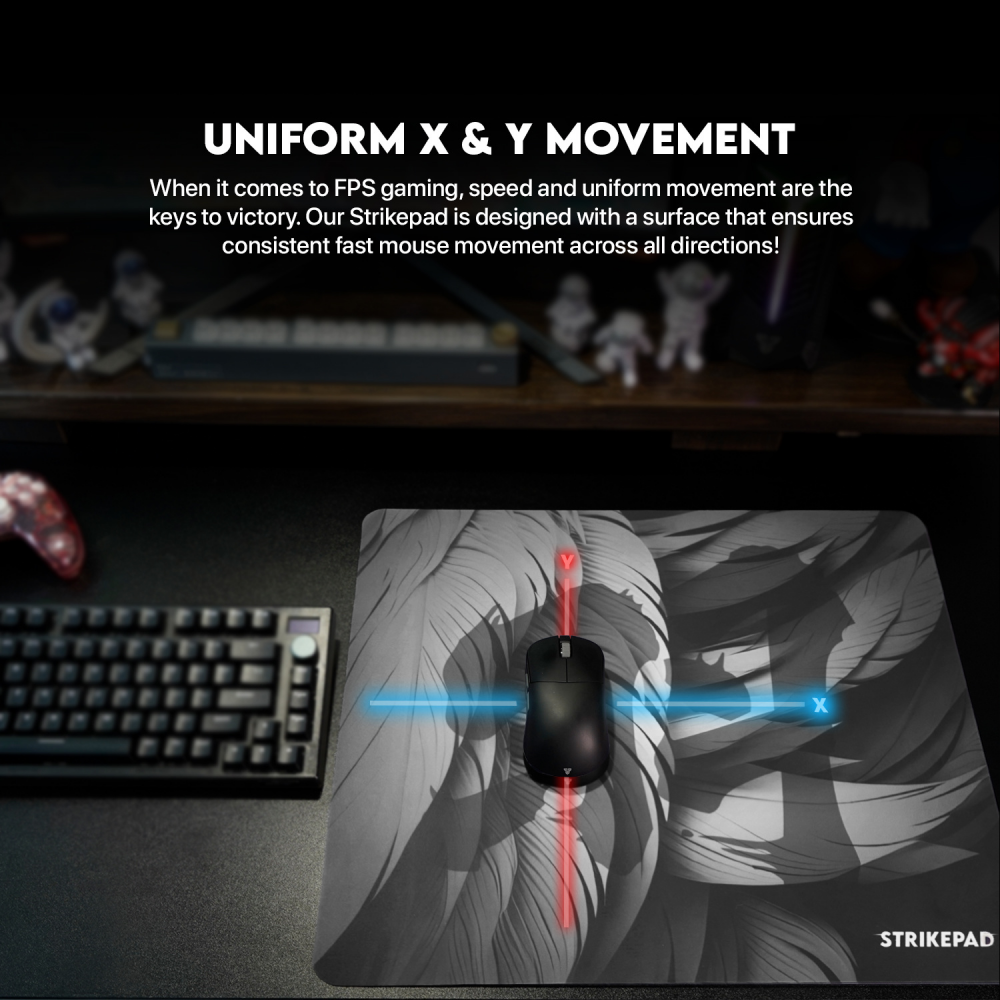 Podloga za mis Fantech MST491 Holographic Strikepad crna
