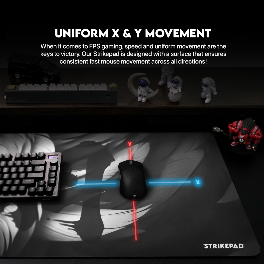 Podloga za mis Fantech MST901 Holographic Strikepad crna