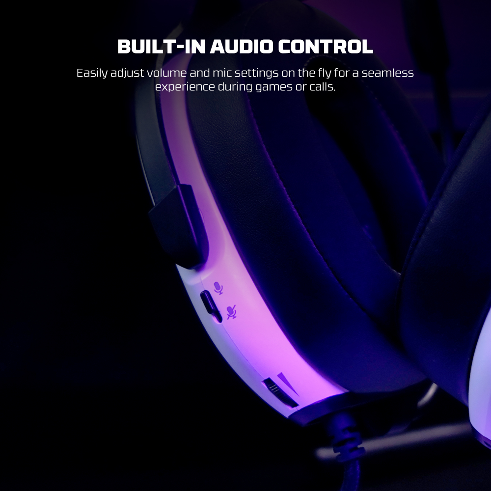 Slusalice Gaming Fantech MH92 Carbon white
