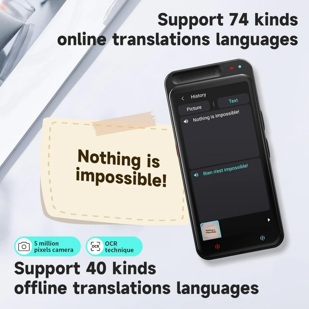 Smart AI prevodilac Z6 crni