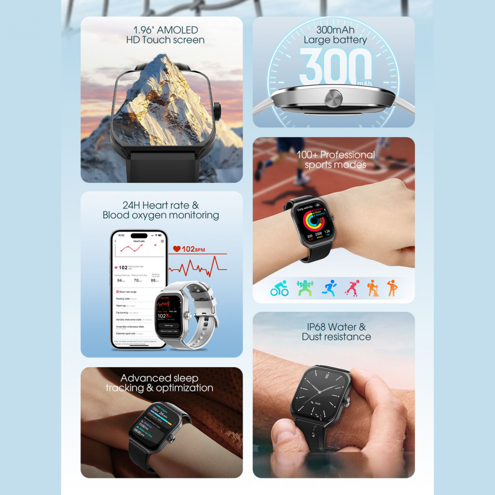 Smart Watch LDNIO SW04 srebrni