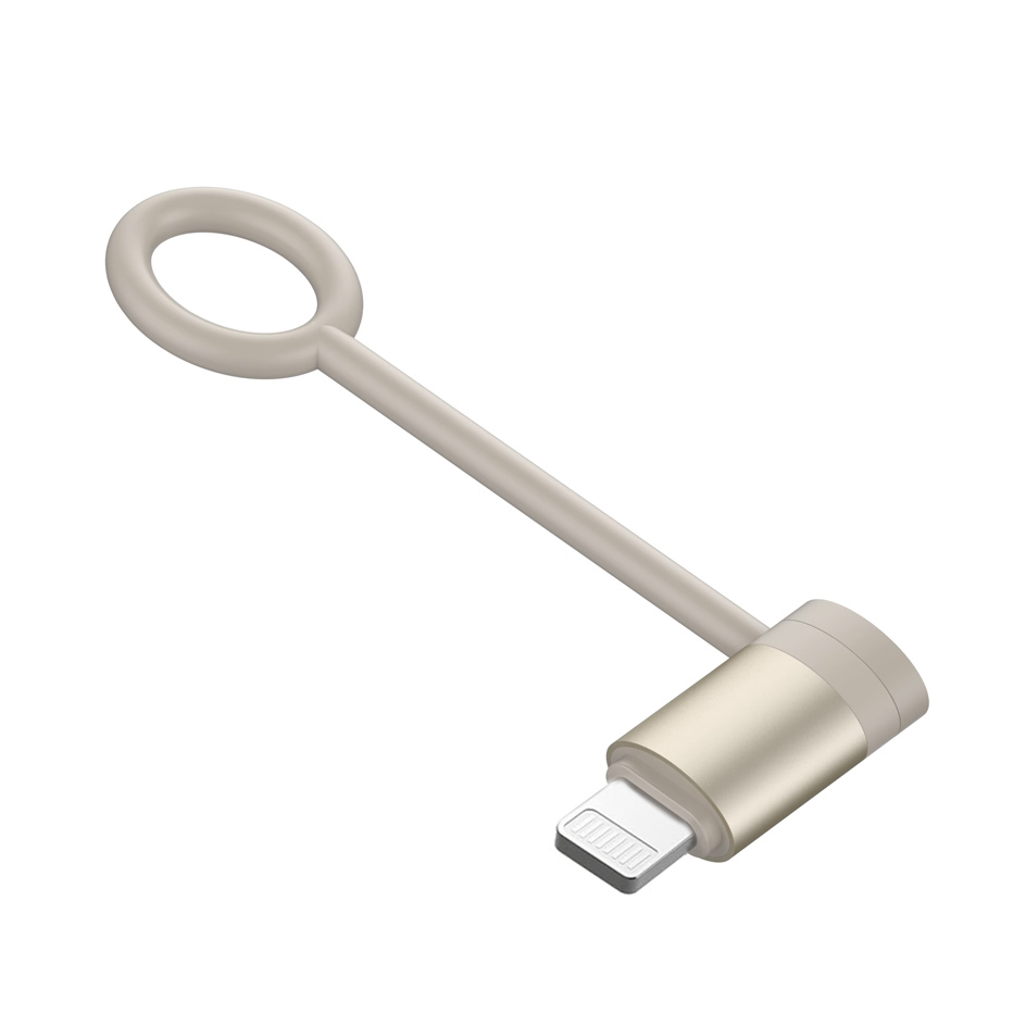 Adapter LDNIO LC270 Lightning na Type C zlatni