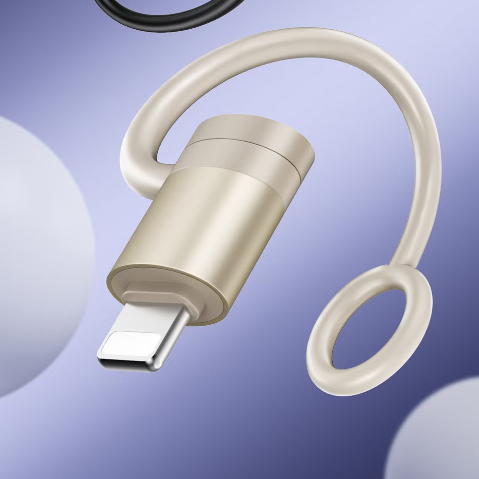 Adapter LDNIO LC270 Lightning na Type C zlatni