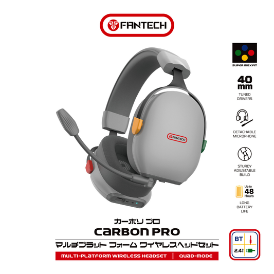 Bluetooth slusalice Fantech Carbon Pro WHG06 sive